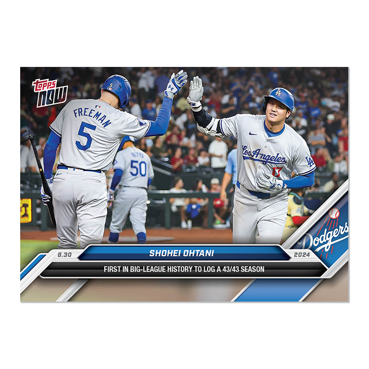 Shohei Ohtani - 2024 MLB TOPPS NOW® Card 616 大谷翔平 MLB 初 43/43