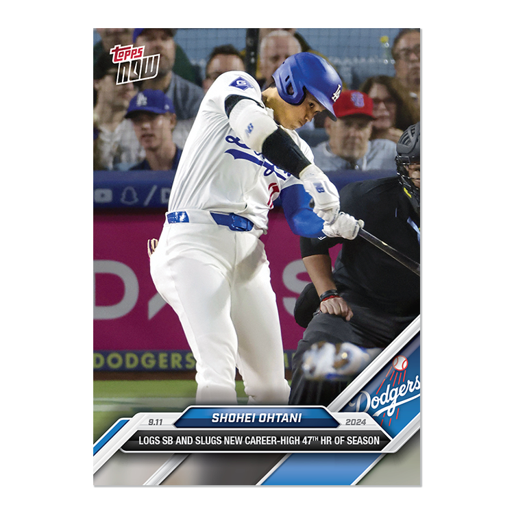 Shohei Ohtani - 2024 MLB TOPPS NOW® Card 680 大谷翔平 盗塁、ホームラン新キャリアハイ