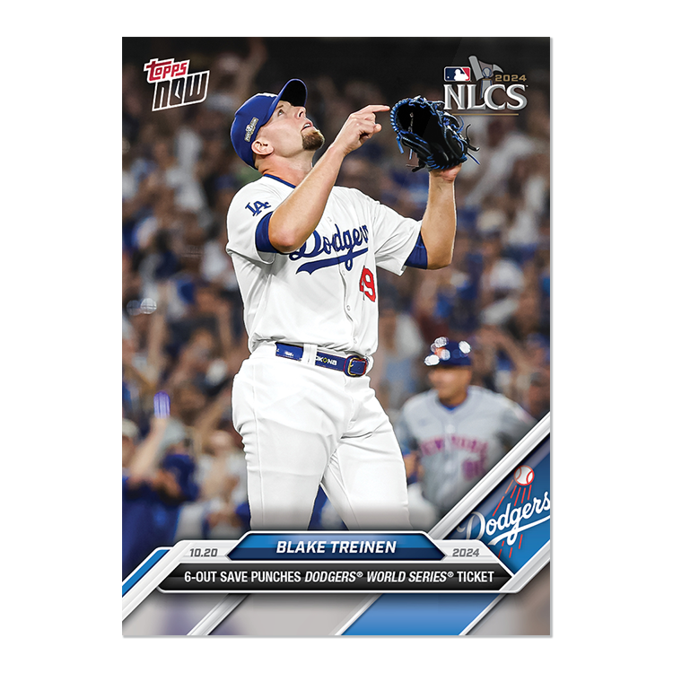 Blake Treinen - 2024 MLB Topps NOW® Card 860 ブレイク・トライネン NLCS