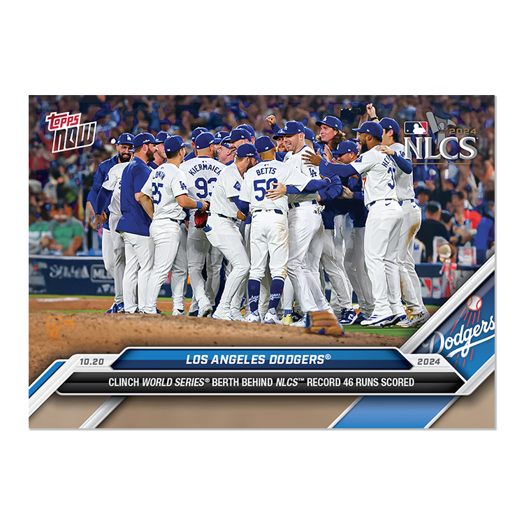Los Angeles Dodgers - 2024 MLB Topps NOW® Card 861 ロサンゼルス・ドジャース NLCS ナショナル・リーグ 優勝